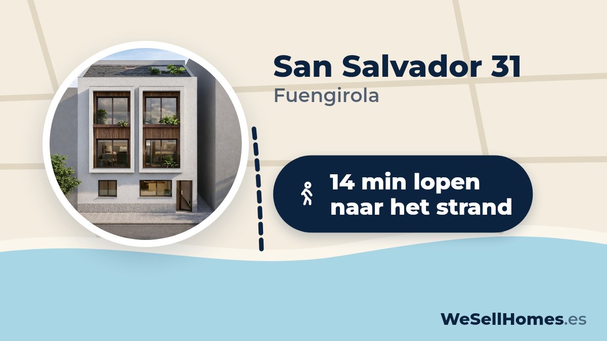 San Salvador 31, Fuengirola: 14 min lopen naar het strand