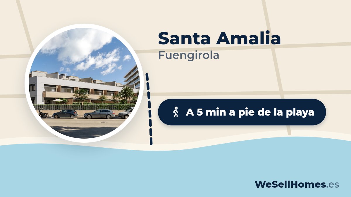Santa Amalia, Fuengirola: A 5 min a pie de la playa