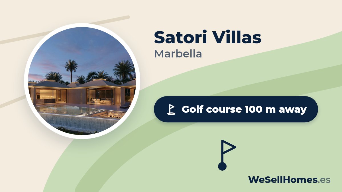 Satori Villas, Marbella: Golf course 100 m away
