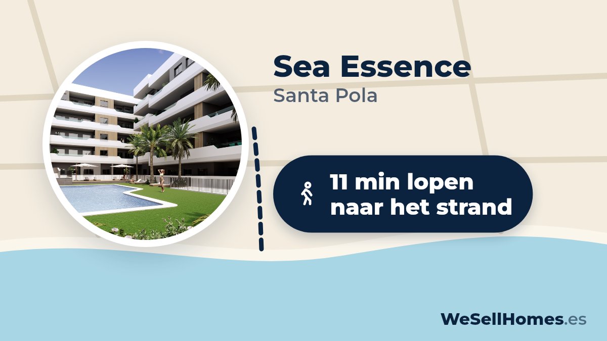 Sea Essence, Santa Pola: 11 min lopen naar het strand