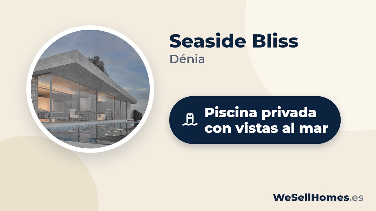 Seaside Bliss, Dénia: Piscina privada con vistas al mar