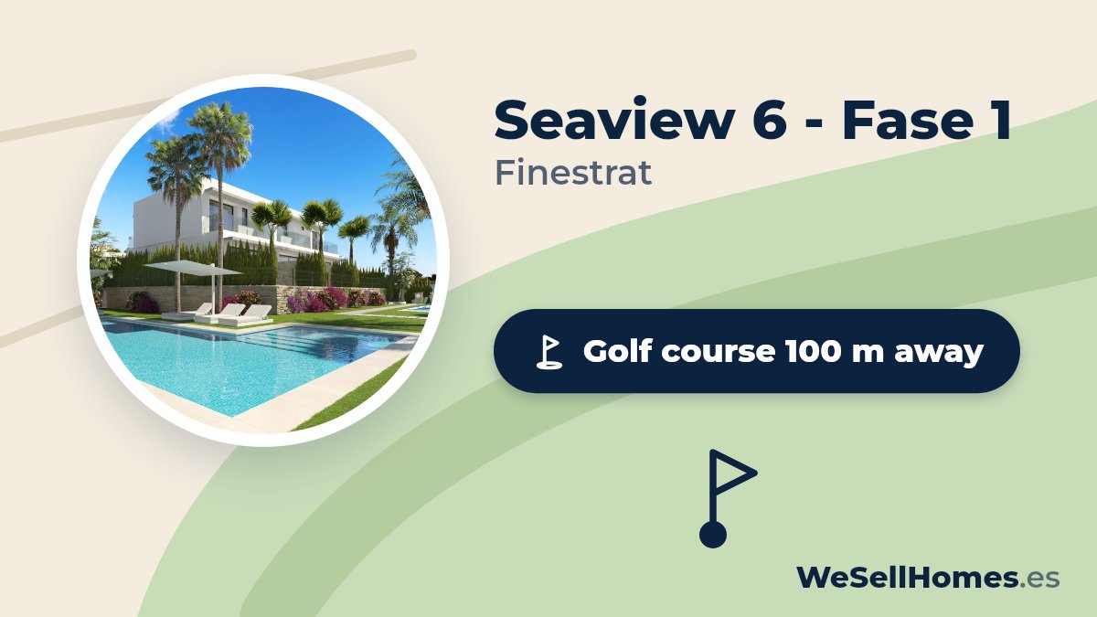 Seaview 6 - Fase 1, Finestrat: Golf course 100 m away