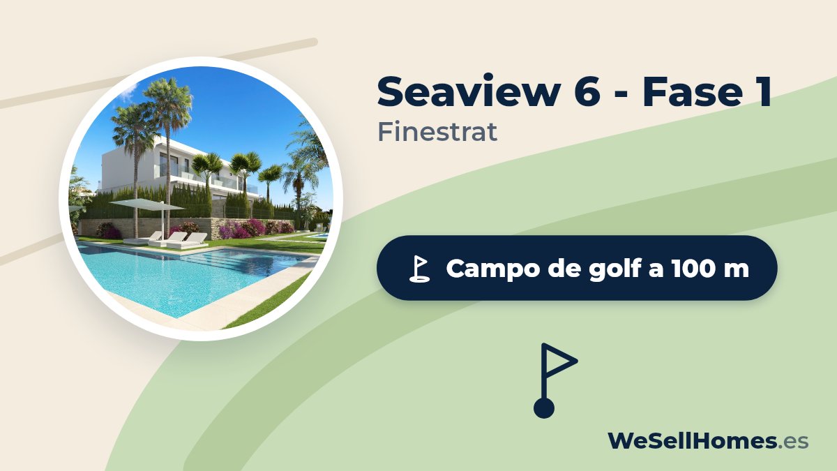 Seaview 6 - Fase 1, Finestrat: Campo de golf a 100 m