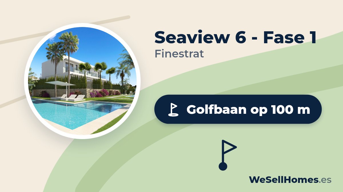 Seaview 6 - Fase 1, Finestrat: Golfbaan op 100 m