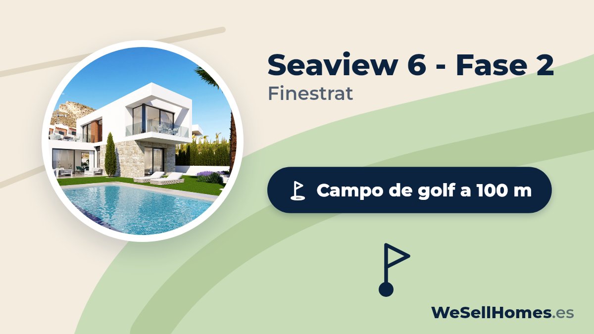 Seaview 6 - Fase 2, Finestrat: Campo de golf a 100 m