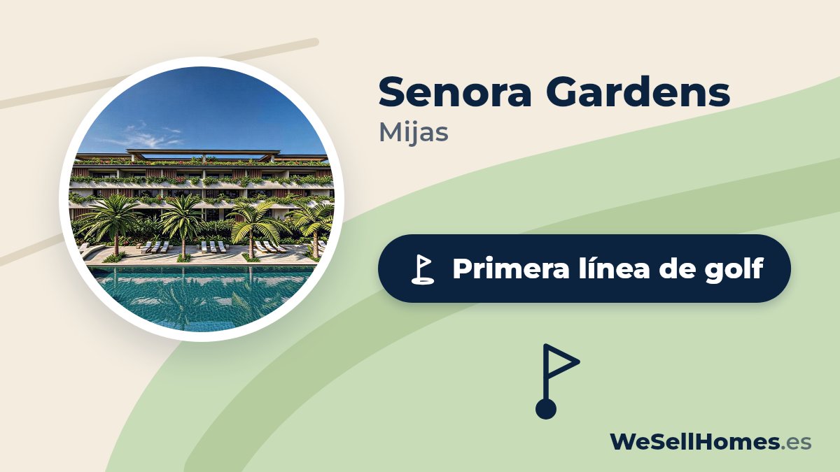 Senora Gardens, Mijas: Primera línea de golf