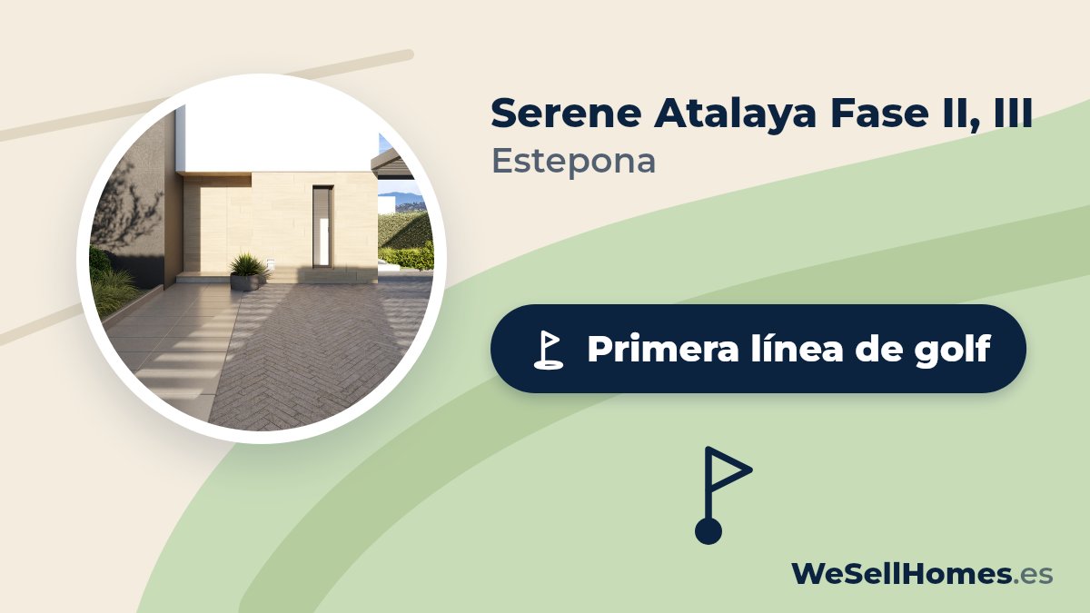 Serene Atalaya Fase II, III, Estepona: Primera línea de golf
