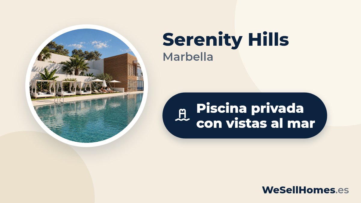 Serenity Hills, Marbella: Piscina privada con vistas al mar