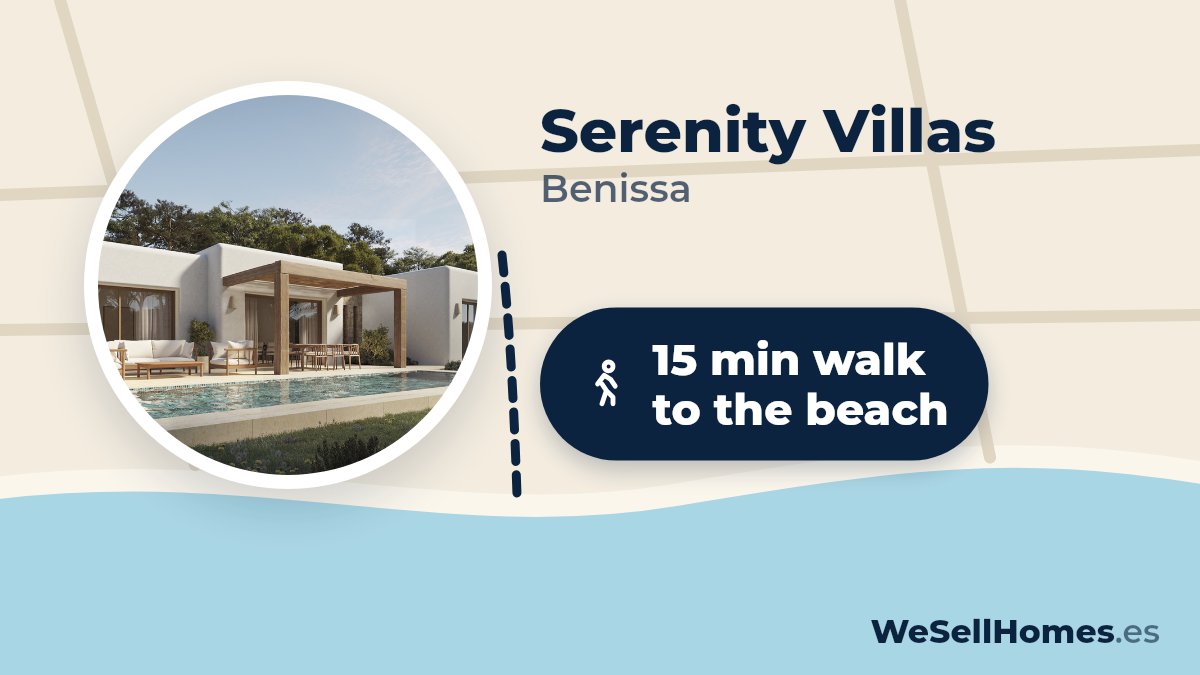 Serenity Villas, Benissa: 15 min walk to the beach