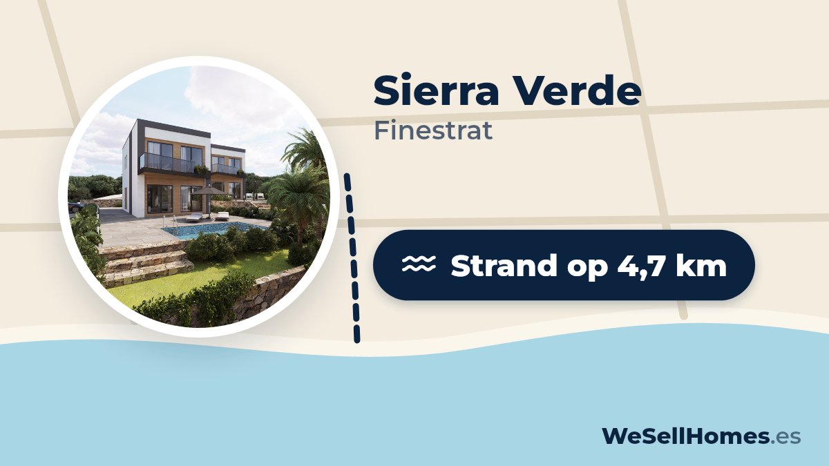 Sierra Verde, Finestrat: Strand op 4,7 km