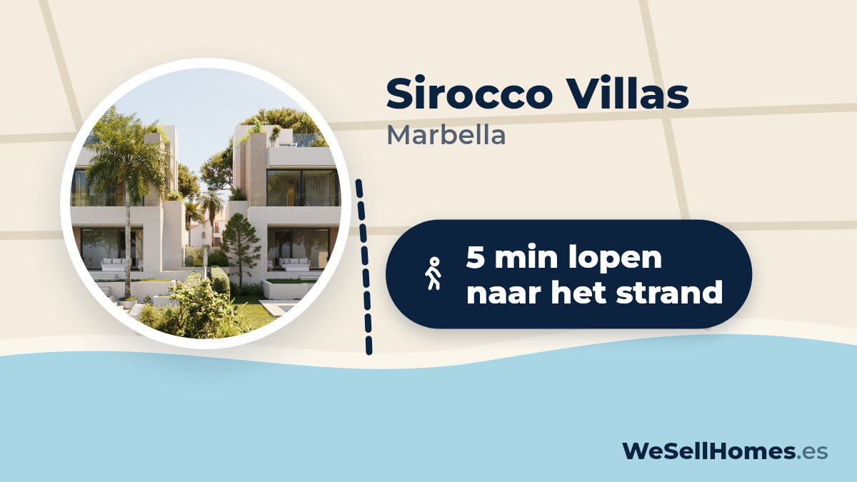Sirocco Villas, Marbella: 5 min lopen naar het strand