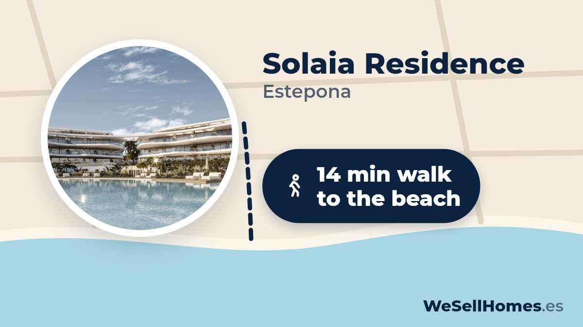 Solaia Residence, Estepona: 14 min walk to the beach