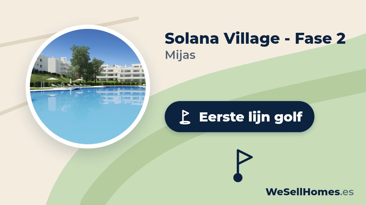 Solana Village - Fase 2, Mijas: Eerste lijn golf