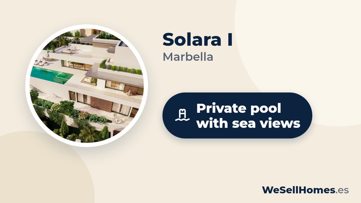 Solara I, Marbella: Private pool with sea views