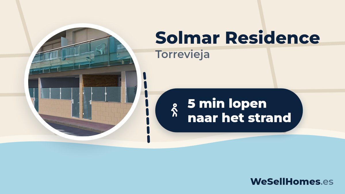 Solmar Residence, Torrevieja: 5 min lopen naar het strand