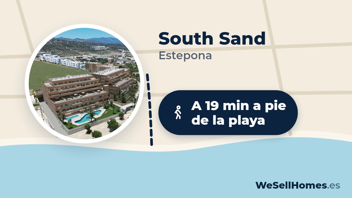 South Sand, Estepona: A 19 min a pie de la playa