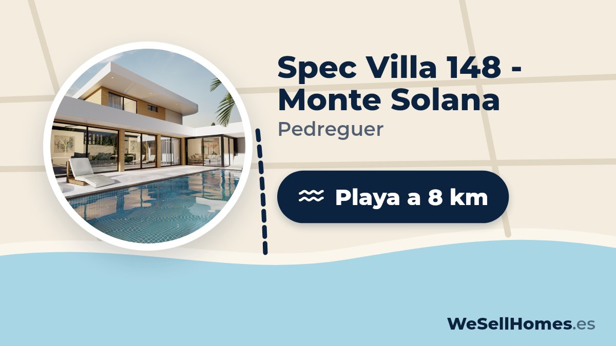 Spec Villa 148 - Monte Solana, Pedreguer: Playa a 8 km