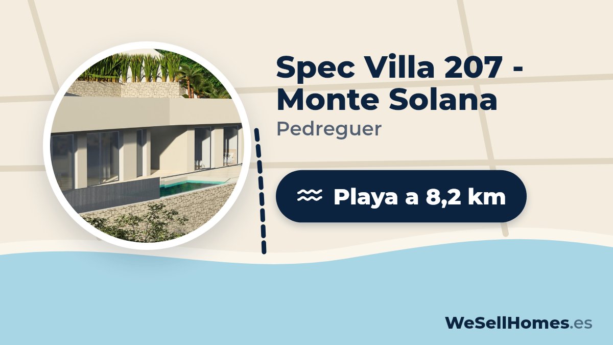 Spec Villa 207 - Monte Solana, Pedreguer: Playa a 8,2 km