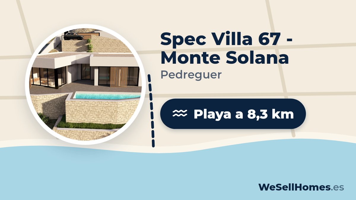 Spec Villa 67 - Monte Solana, Pedreguer: Playa a 8,3 km