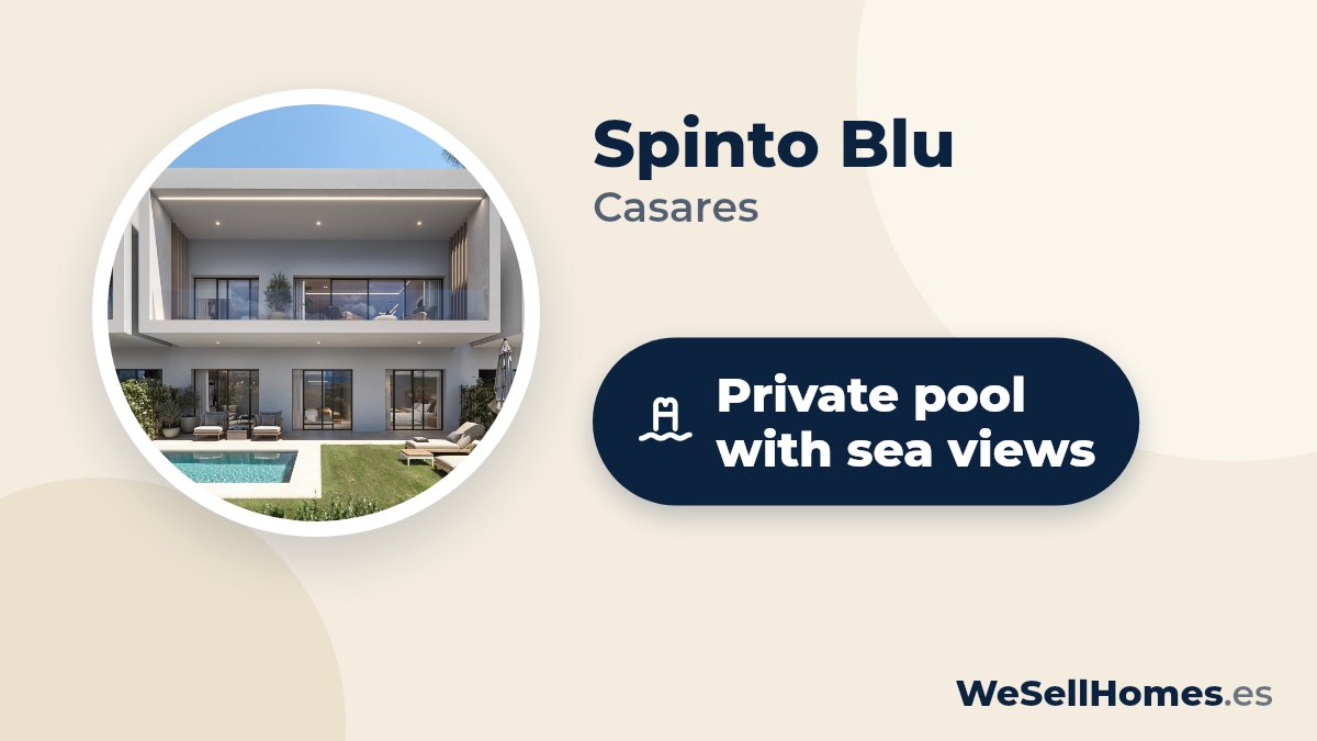 Spinto Blu, Casares: Private pool with sea views