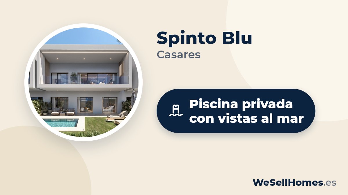 Spinto Blu, Casares: Piscina privada con vistas al mar