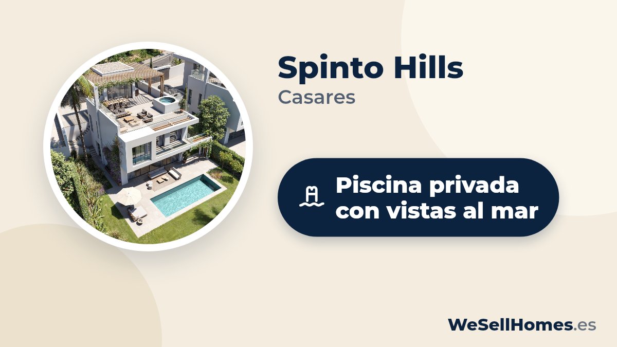 Spinto Hills, Casares: Piscina privada con vistas al mar