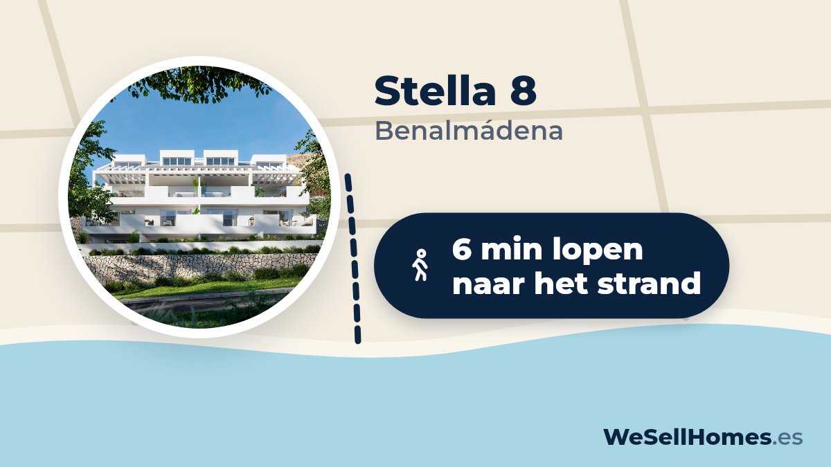 Stella 8, Benalmádena: 6 min lopen naar het strand