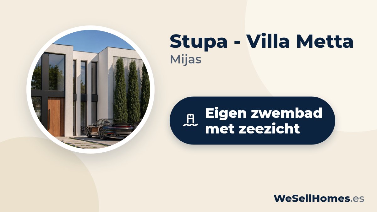 Stupa - Villa Metta, Mijas: Eigen zwembad met zeezicht