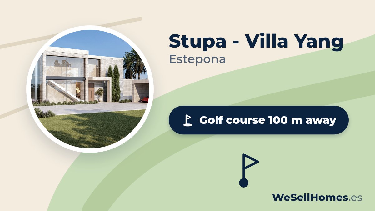 Stupa - Villa Yang, Estepona: Golf course 100 m away