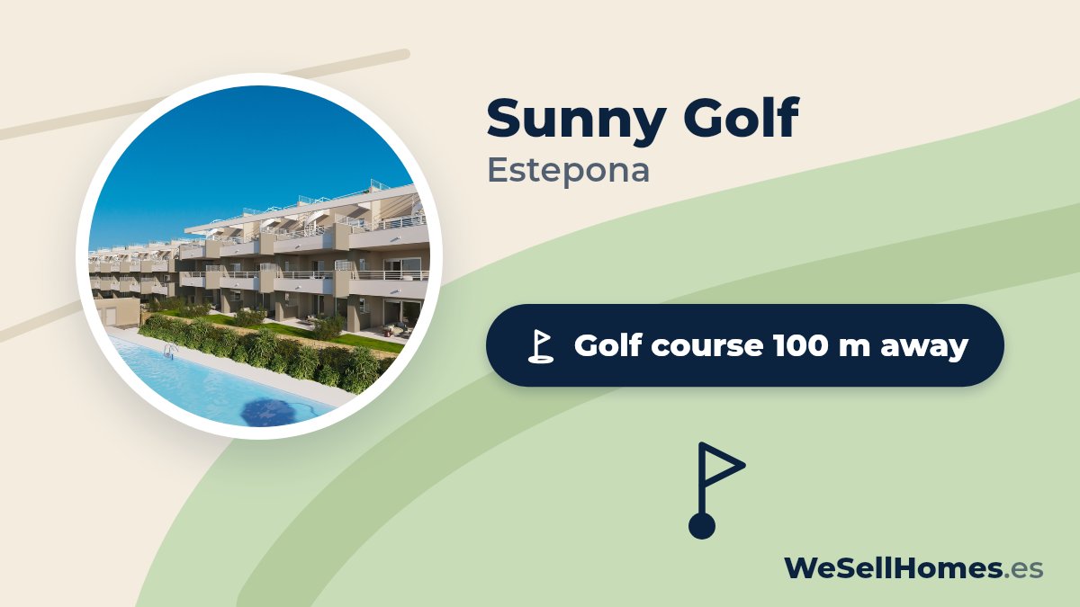 Sunny Golf, Estepona: Golf course 100 m away
