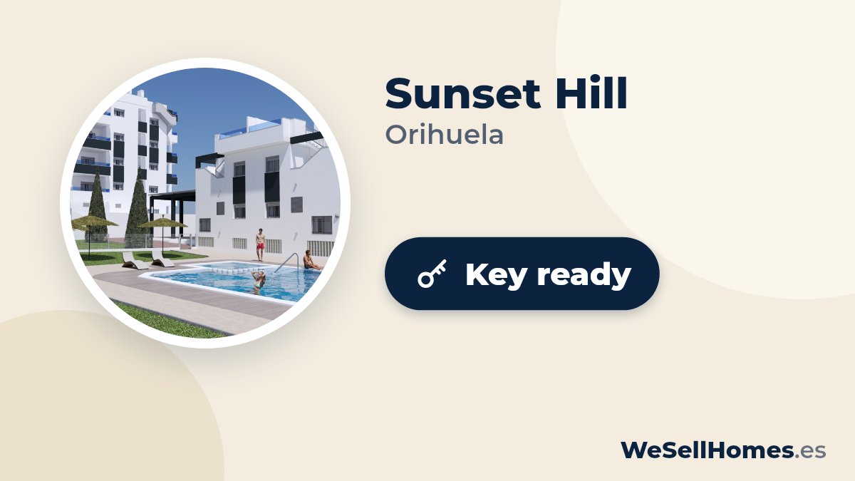 Sunset Hill, Orihuela: Key ready