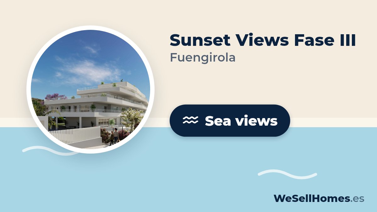 Sunset Views Fase III, Fuengirola: Sea views
