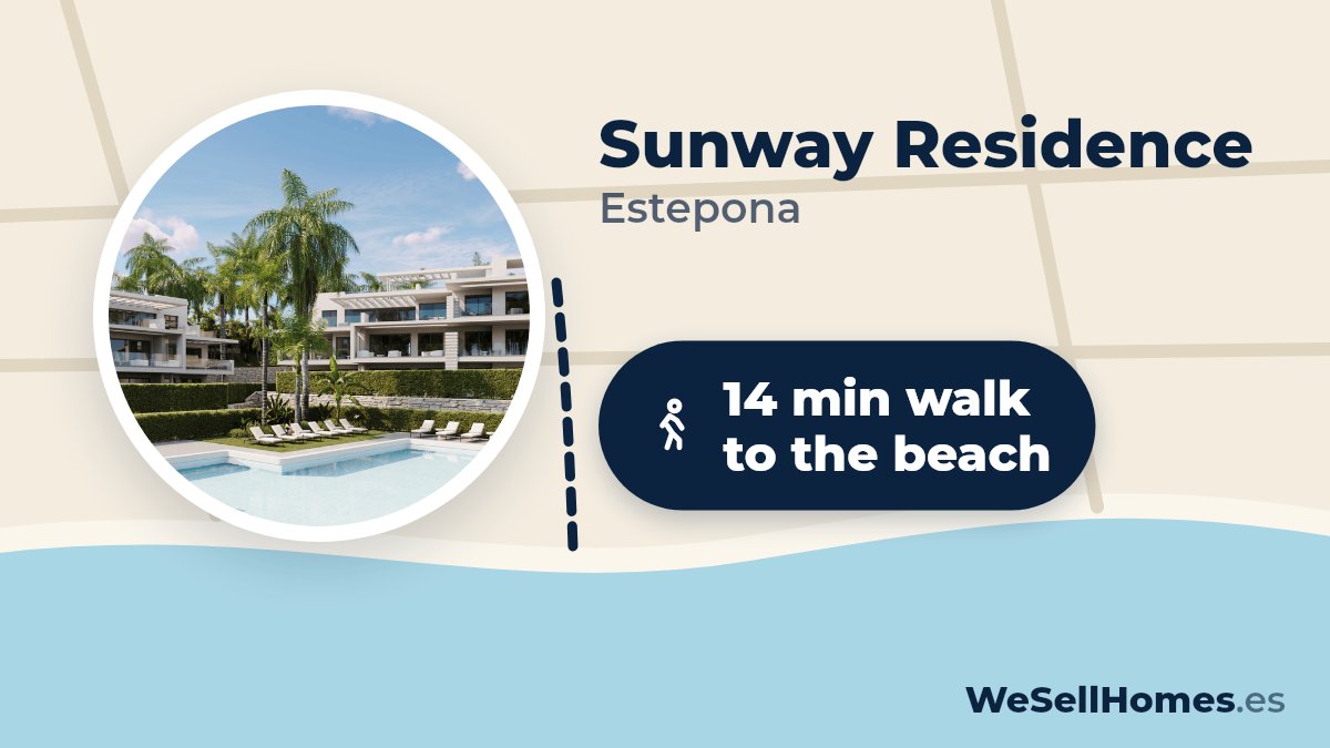 Sunway Residence, Estepona: 14 min walk to the beach