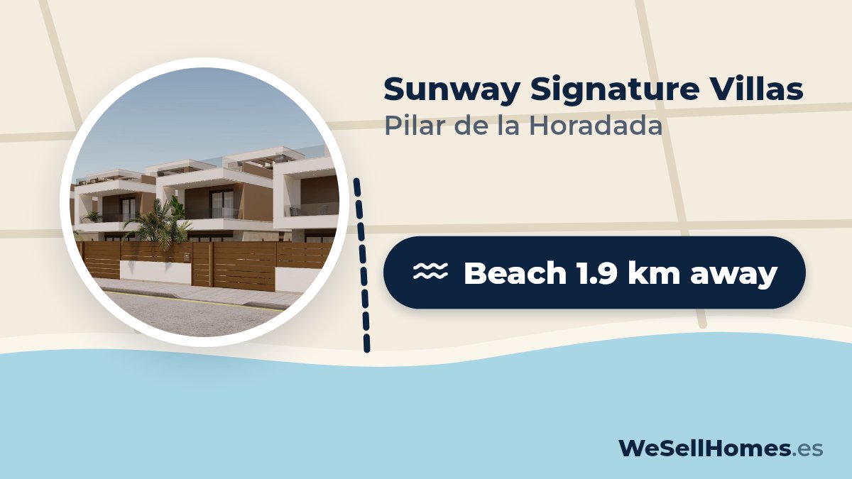 Sunway Signature Villas, Pilar de la Horadada: Beach 1.9 km away