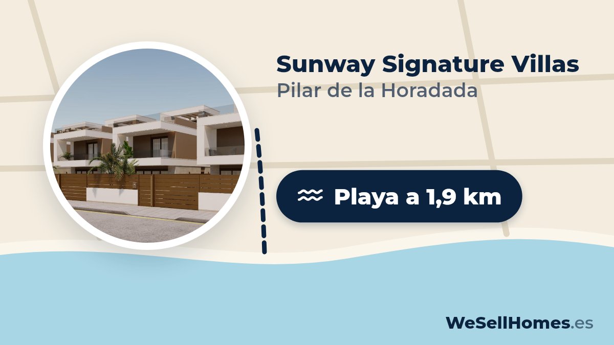 Sunway Signature Villas, Pilar de la Horadada: Playa a 1,9 km