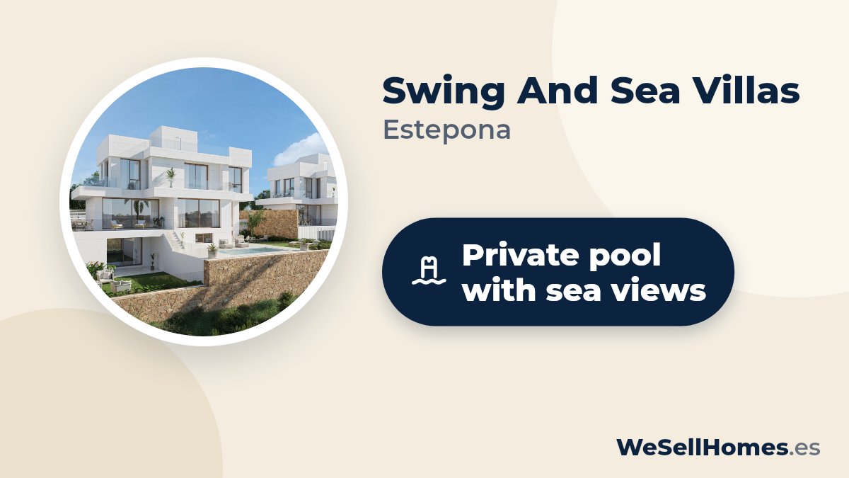 Swing And Sea Villas, Estepona: Private pool with sea views