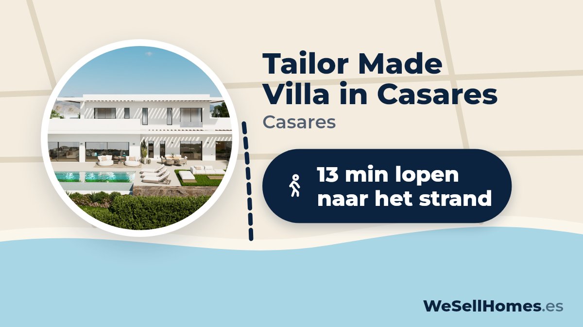 Tailor Made Villa in Casares, Casares: 13 min lopen naar het strand