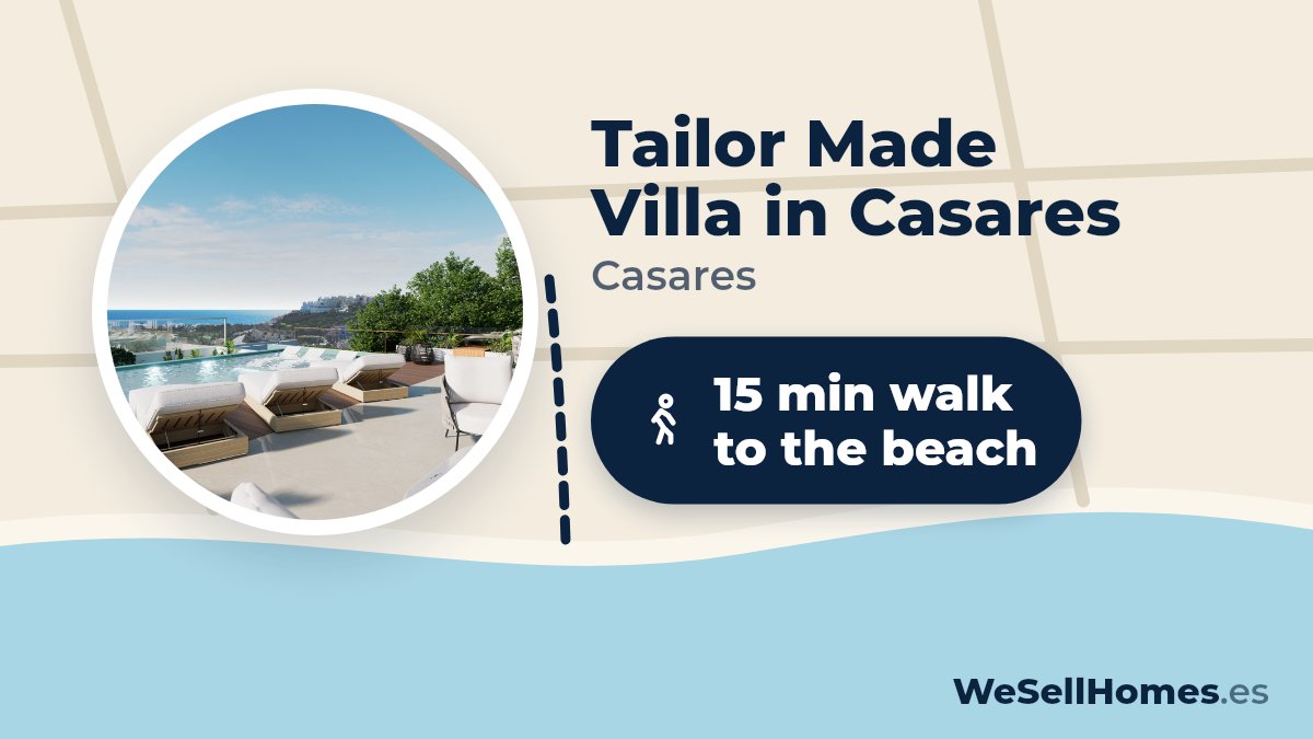 Tailor Made Villa in Casares, Casares: 15 min walk to the beach