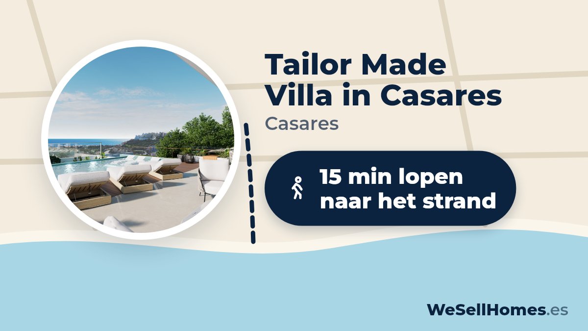 Tailor Made Villa in Casares, Casares: 15 min lopen naar het strand