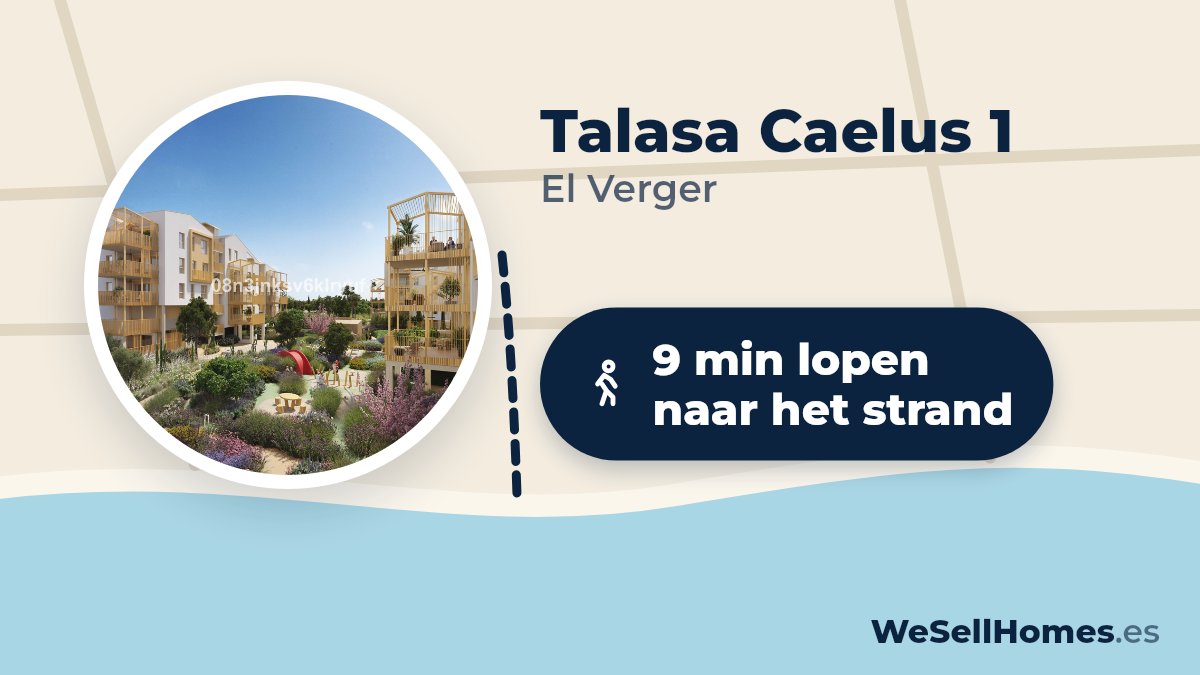 Talasa Caelus 1, El Verger: 9 min lopen naar het strand