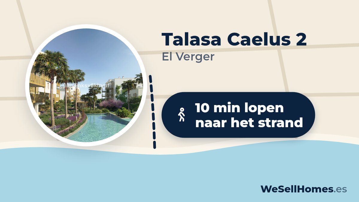 Talasa Caelus 2, El Verger: 10 min lopen naar het strand