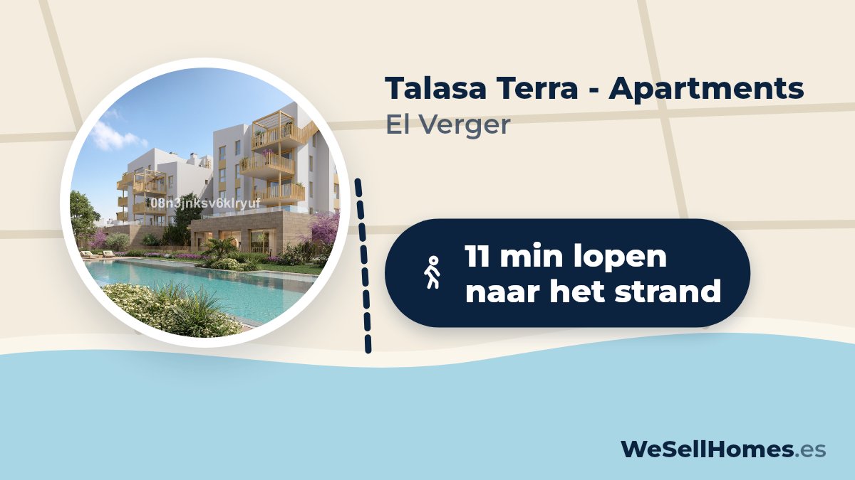 Talasa Terra - Apartments, El Verger: 11 min lopen naar het strand