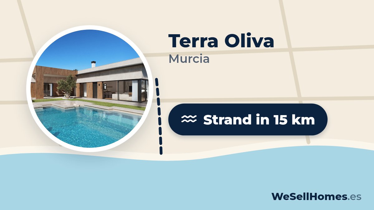 Terra Oliva, Murcia: Strand in 15 km