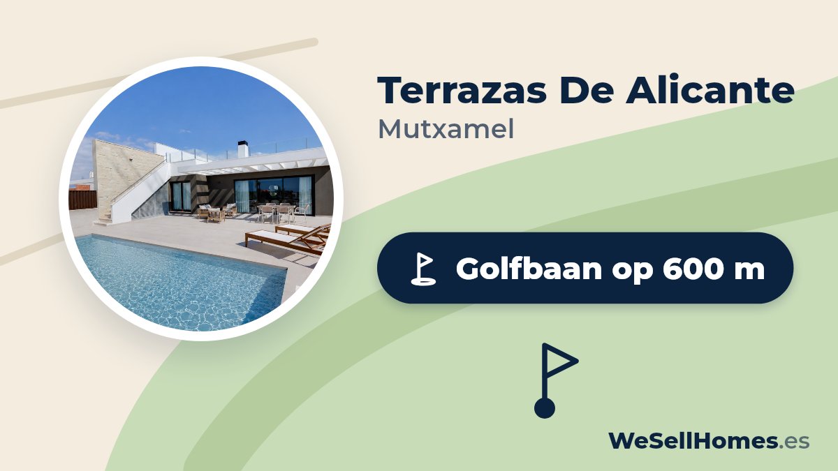 Terrazas De Alicante, Mutxamel: Golfbaan op 600 m