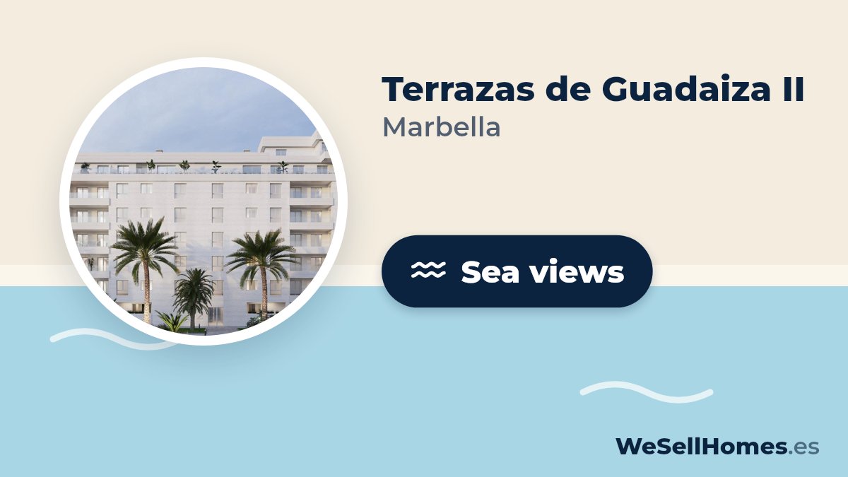 Terrazas de Guadaiza II, Marbella: Sea views