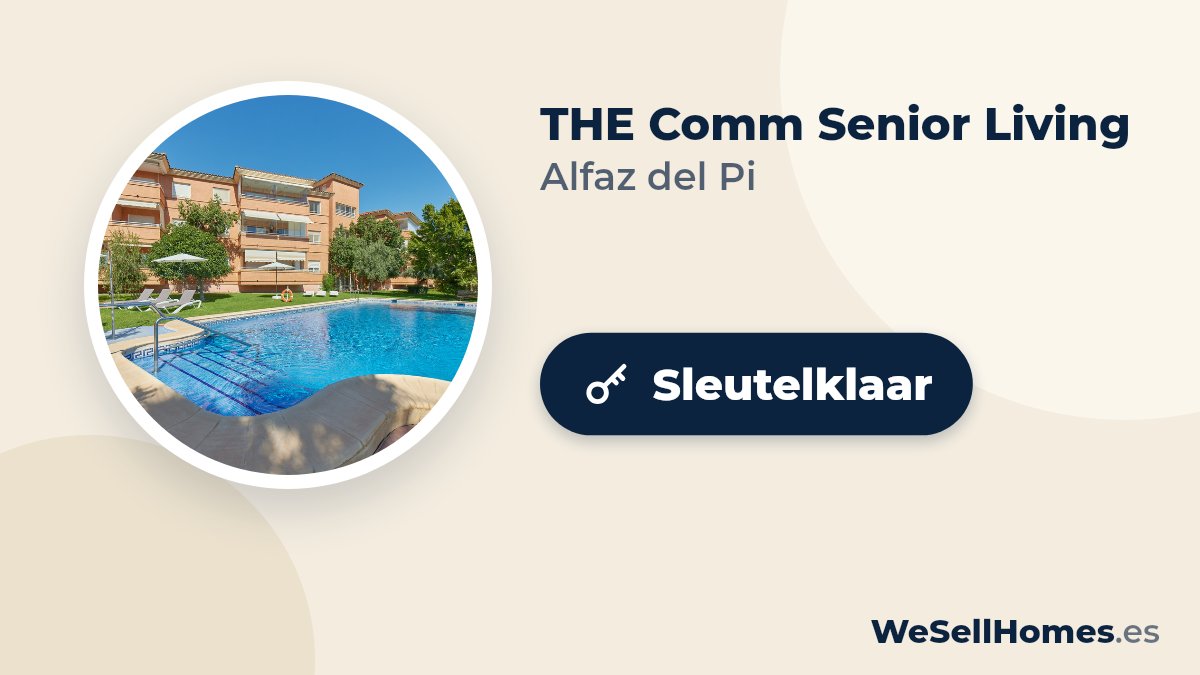 THE Comm Senior Living, Alfaz del Pi: Sleutelklaar