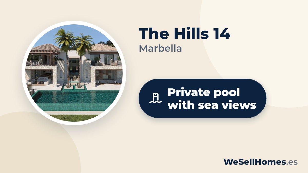 The Hills 14, Marbella: Private pool with sea views