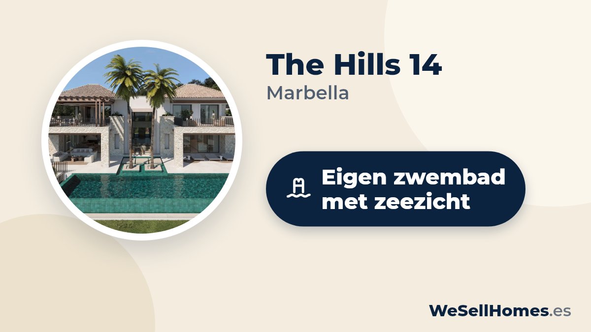 The Hills 14, Marbella: Eigen zwembad met zeezicht