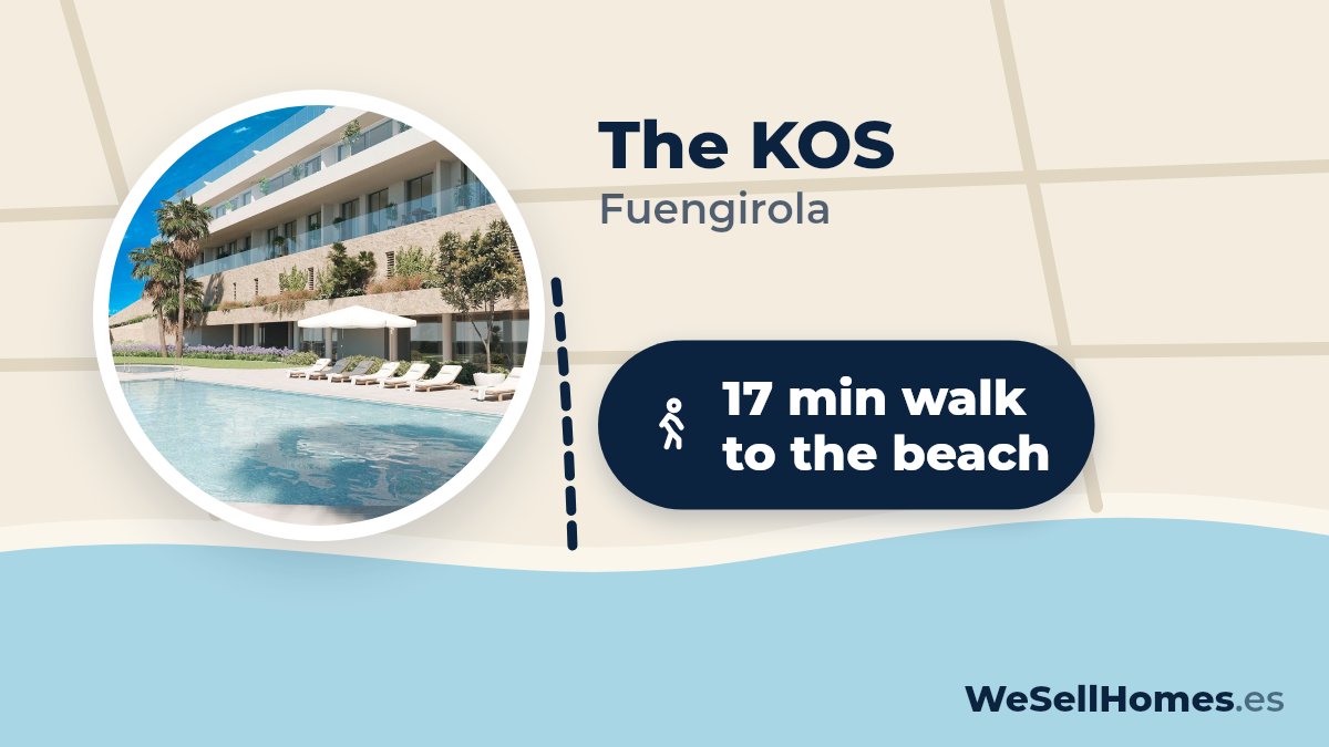 The KOS, Fuengirola: 17 min walk to the beach