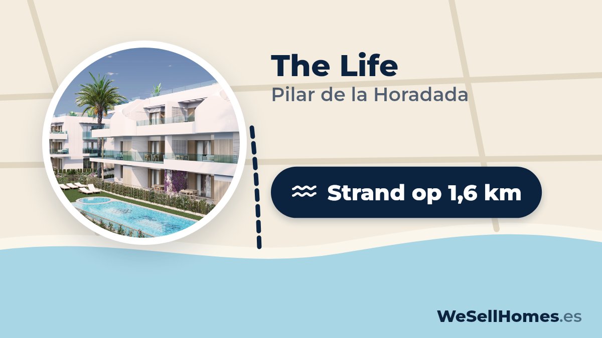 The Life, Pilar de la Horadada: Strand op 1,6 km